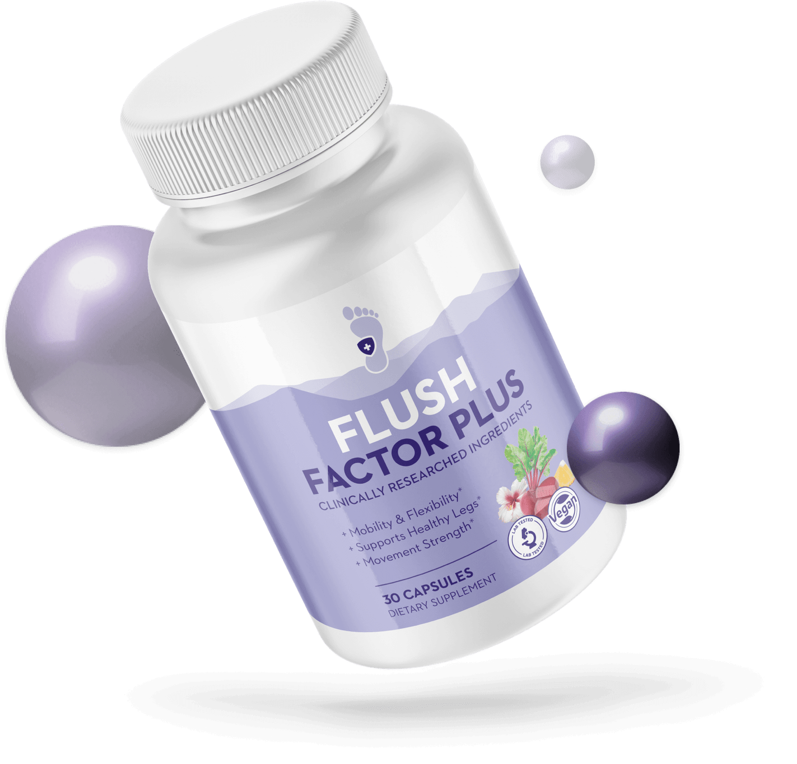 Flush Factor Plus 1bottle with round balls